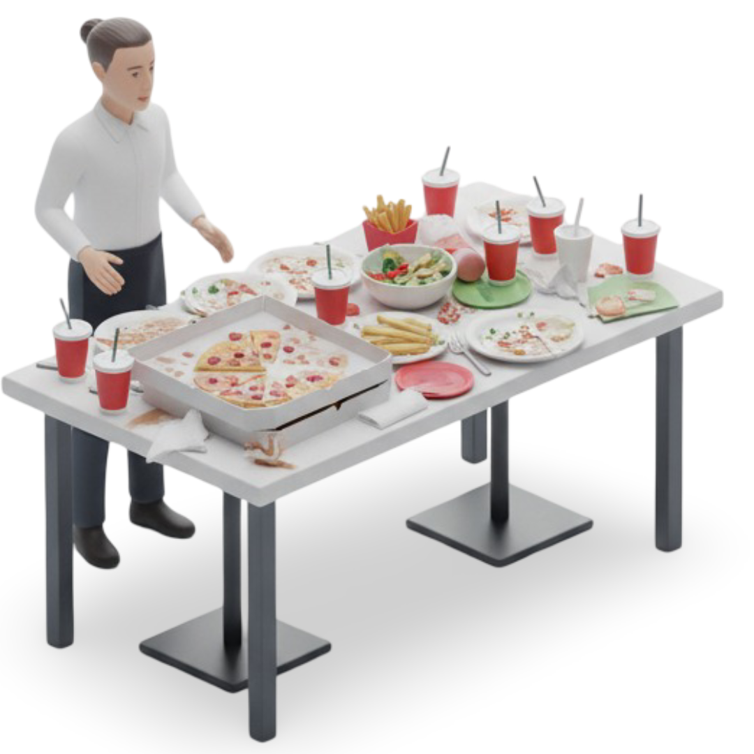 Table bottlenecks icon